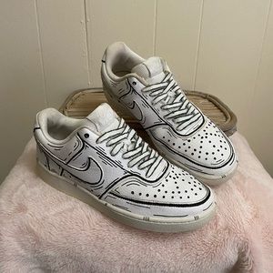 Custom 2D Nike Tennis Shoes
